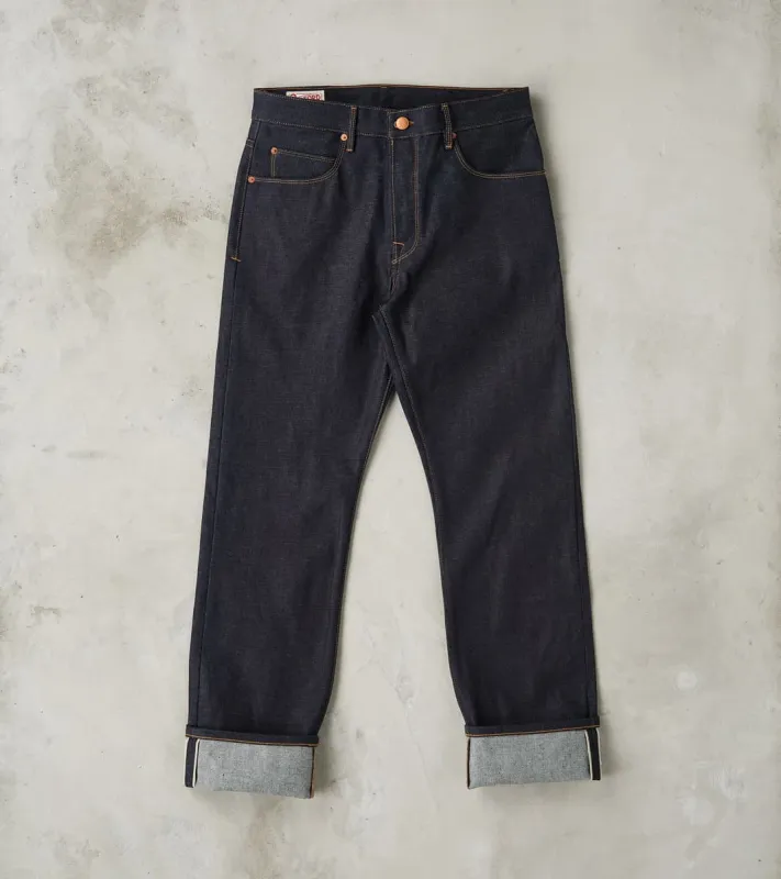 Belford - Straight - 14.5oz Indigo Kaihara made by Freenote Cloth