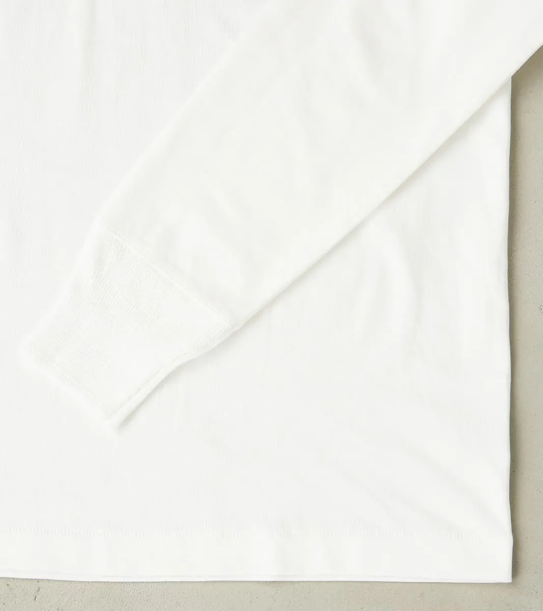 2M06 Good Originals - 6.8oz Vintage Machine 2-Thread Henley - 01 White sold by Division Road product image thumbnail 5