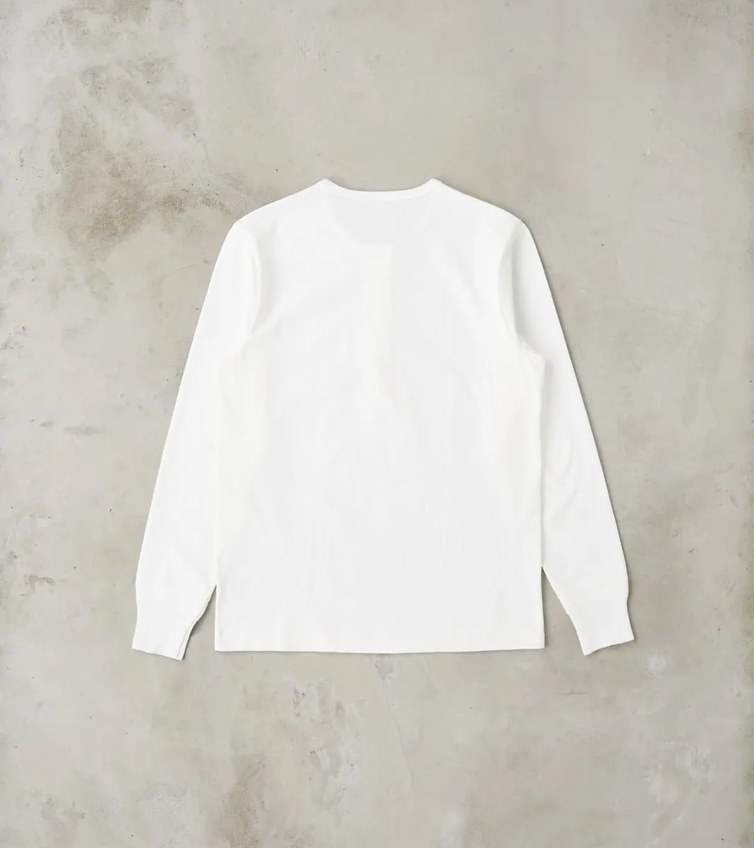 2M06 Good Originals - 6.8oz Vintage Machine 2-Thread Henley - 01 White sold by Division Road product image thumbnail 2