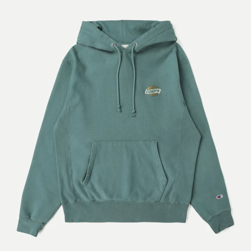 Corpsware Hooded Sweatshirt - Globe sold by DSPTCH