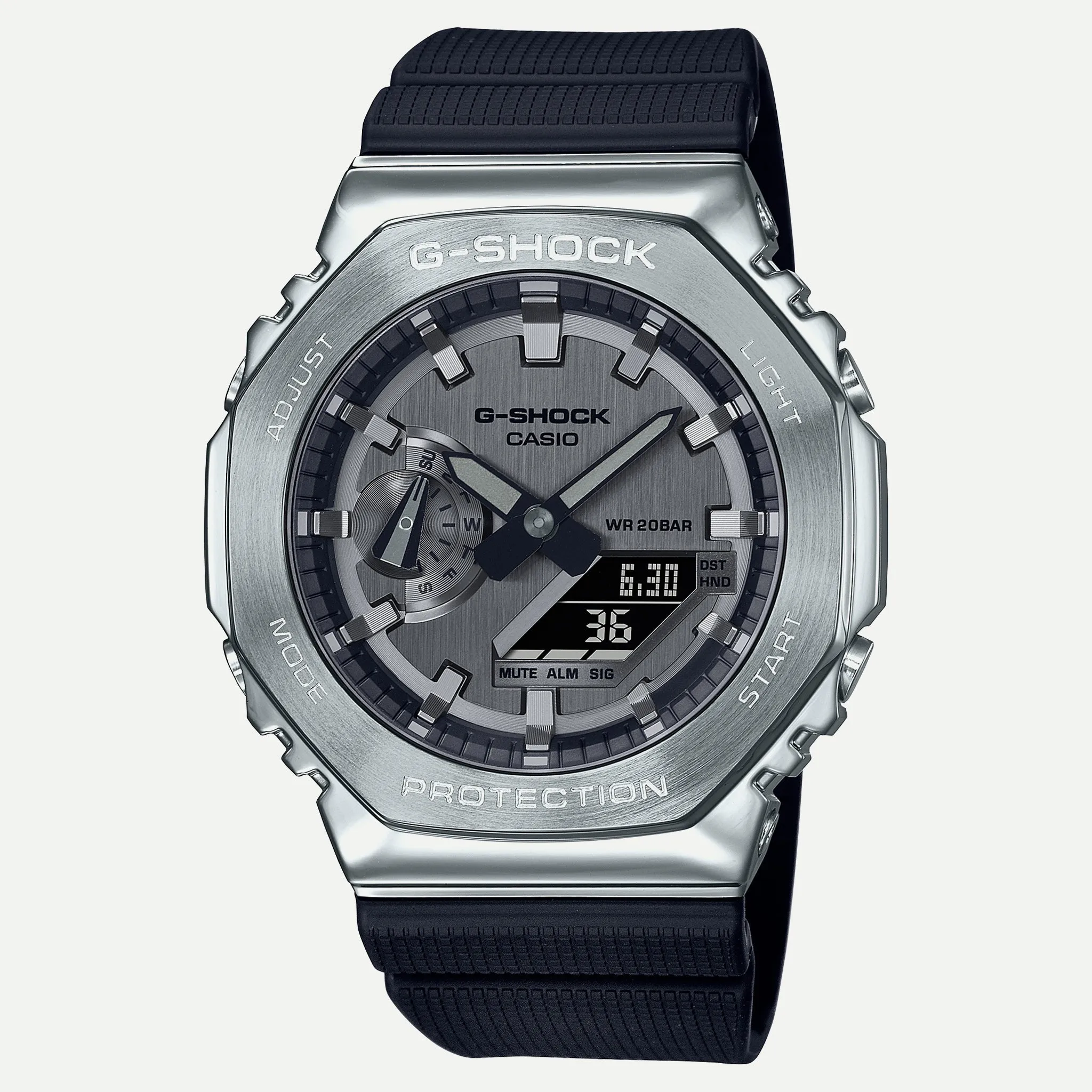 G-SHOCK Metal Covered GM-2100 Series Silver sold by DSPTCH