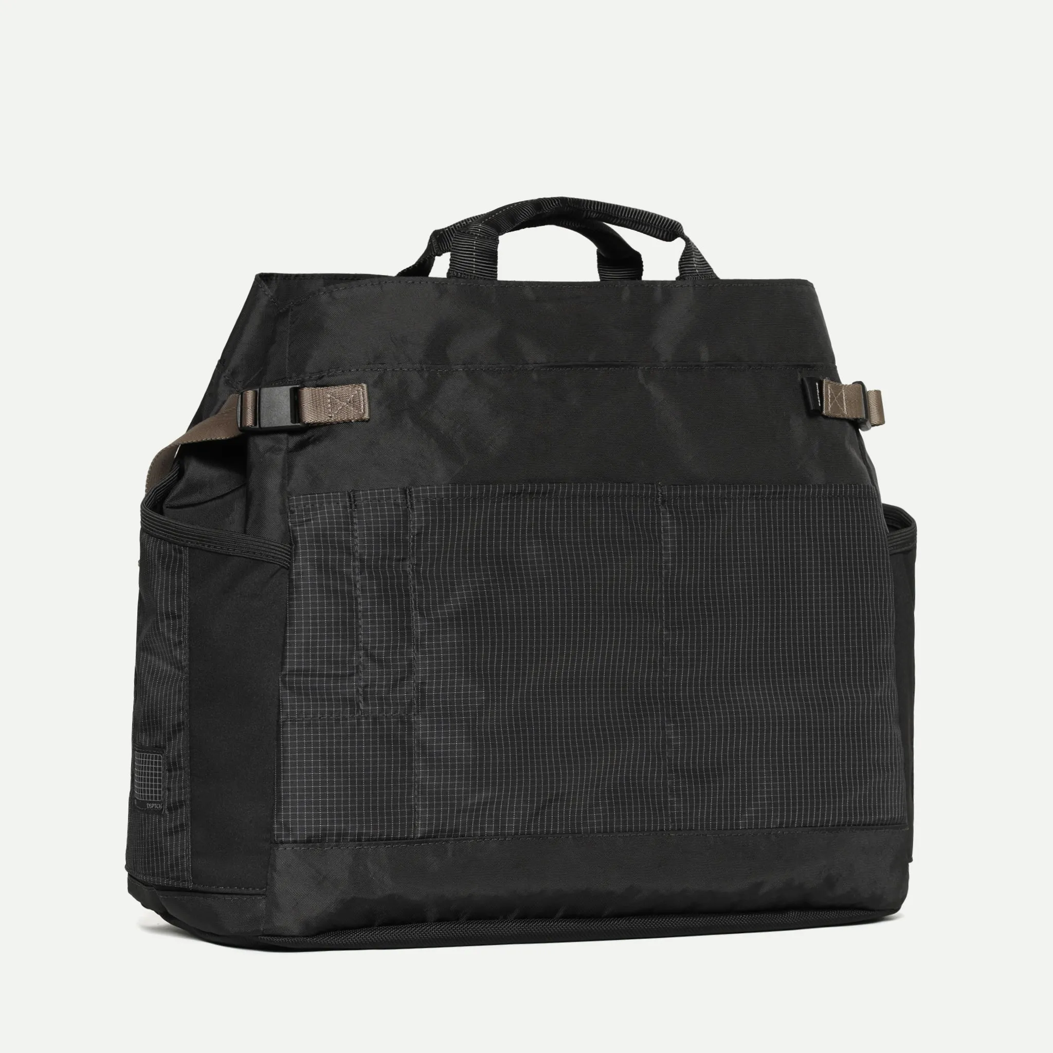 Cinch Tote - ECOPAK - Black/Grid sold by DSPTCH