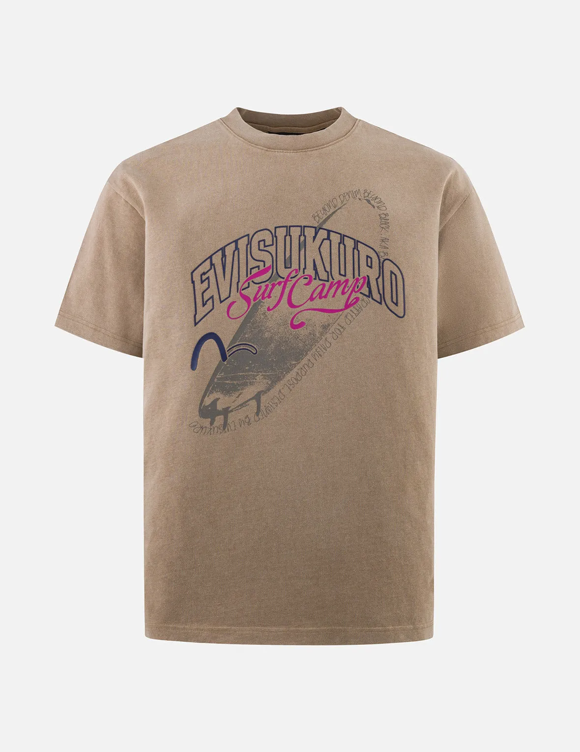 Surf Camp Print Relax Fit T-shirt sold by Evisu product image thumbnail 2