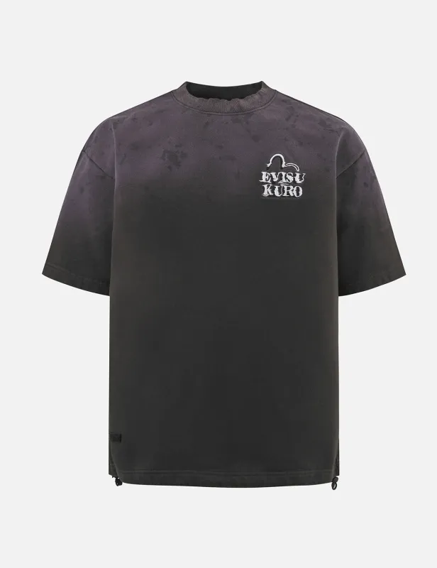 Rock-washed Logo Embroidery Oversized Sweatshirt sold by Evisu
