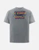 Logo Embroidery and Surf Camp Print Regular Fit T-shirt sold by Evisu