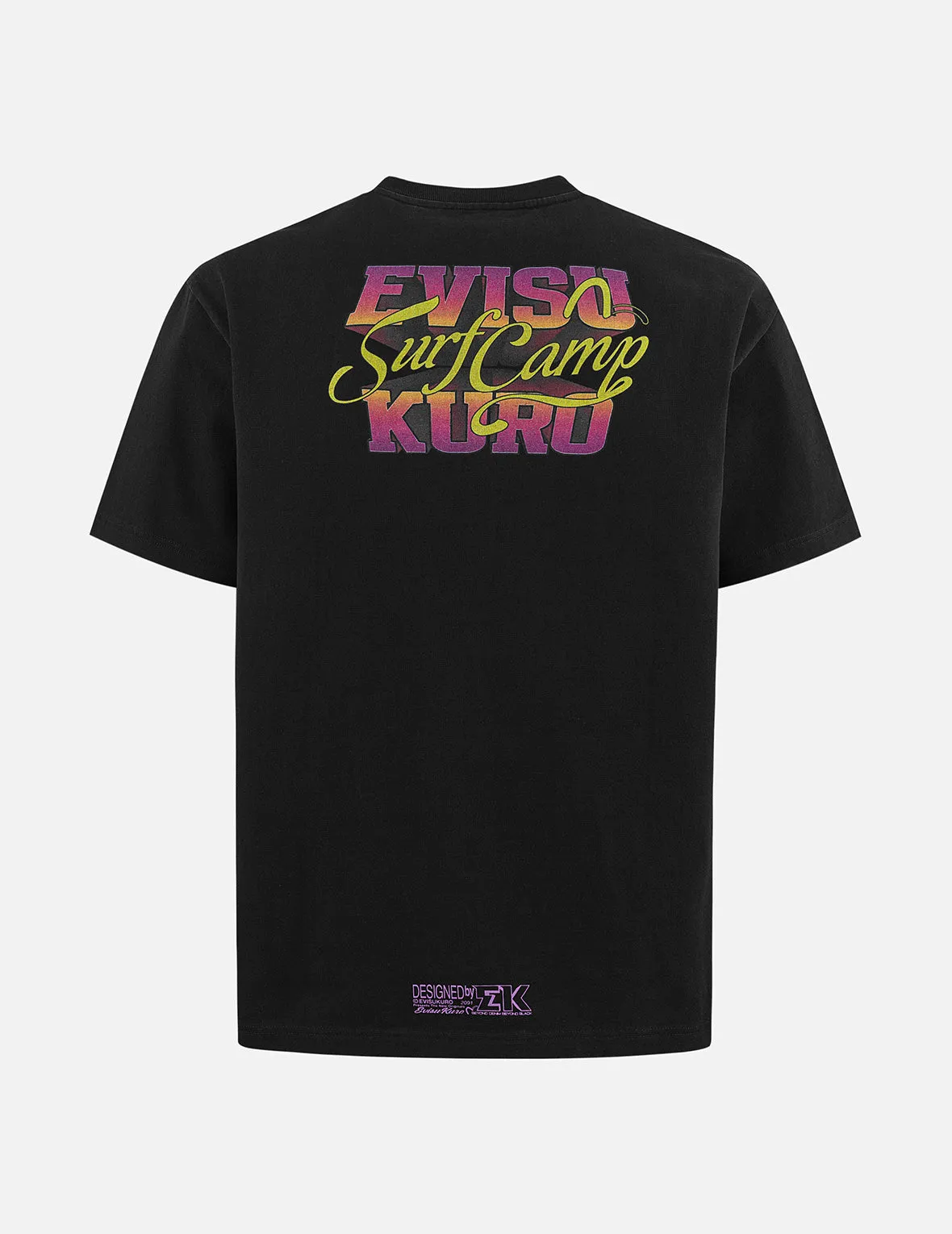 Logo Embroidery and Surf Camp Print Regular Fit T-shirt sold by Evisu