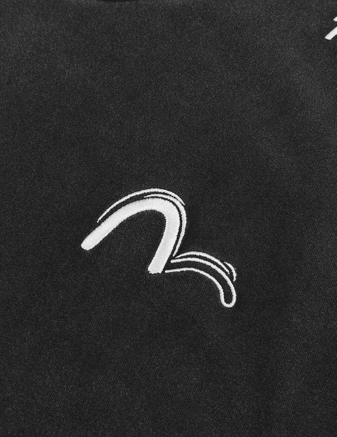 Logo and Seagull Embroidery Oversized T-shirt sold by Evisu product image thumbnail 5