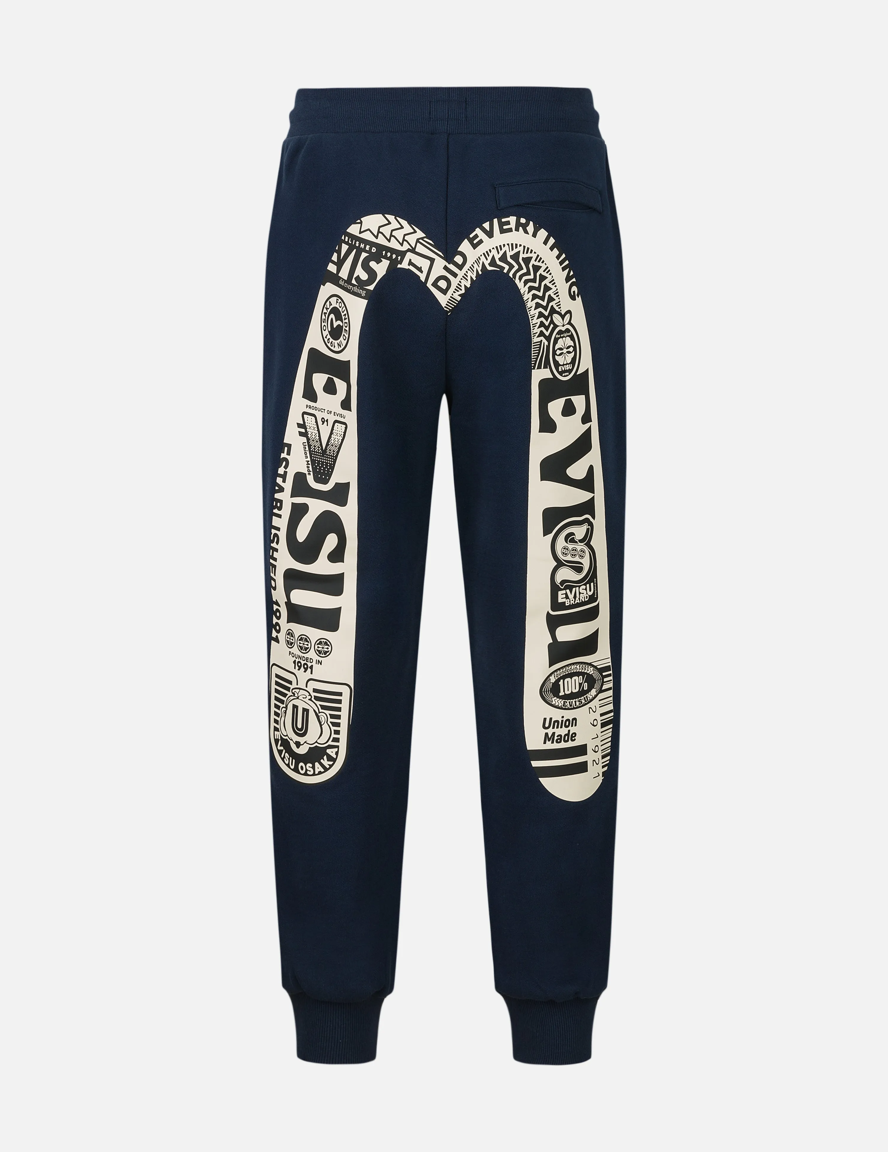 Logo and Daicock Print Relax Fit Sweatpants sold by Evisu product image thumbnail 2