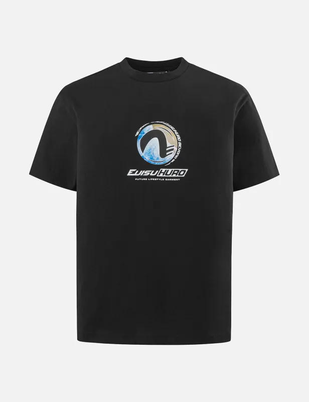 EVISUKURO Motifs Print Regular Fit Compress T-shirt sold by Evisu