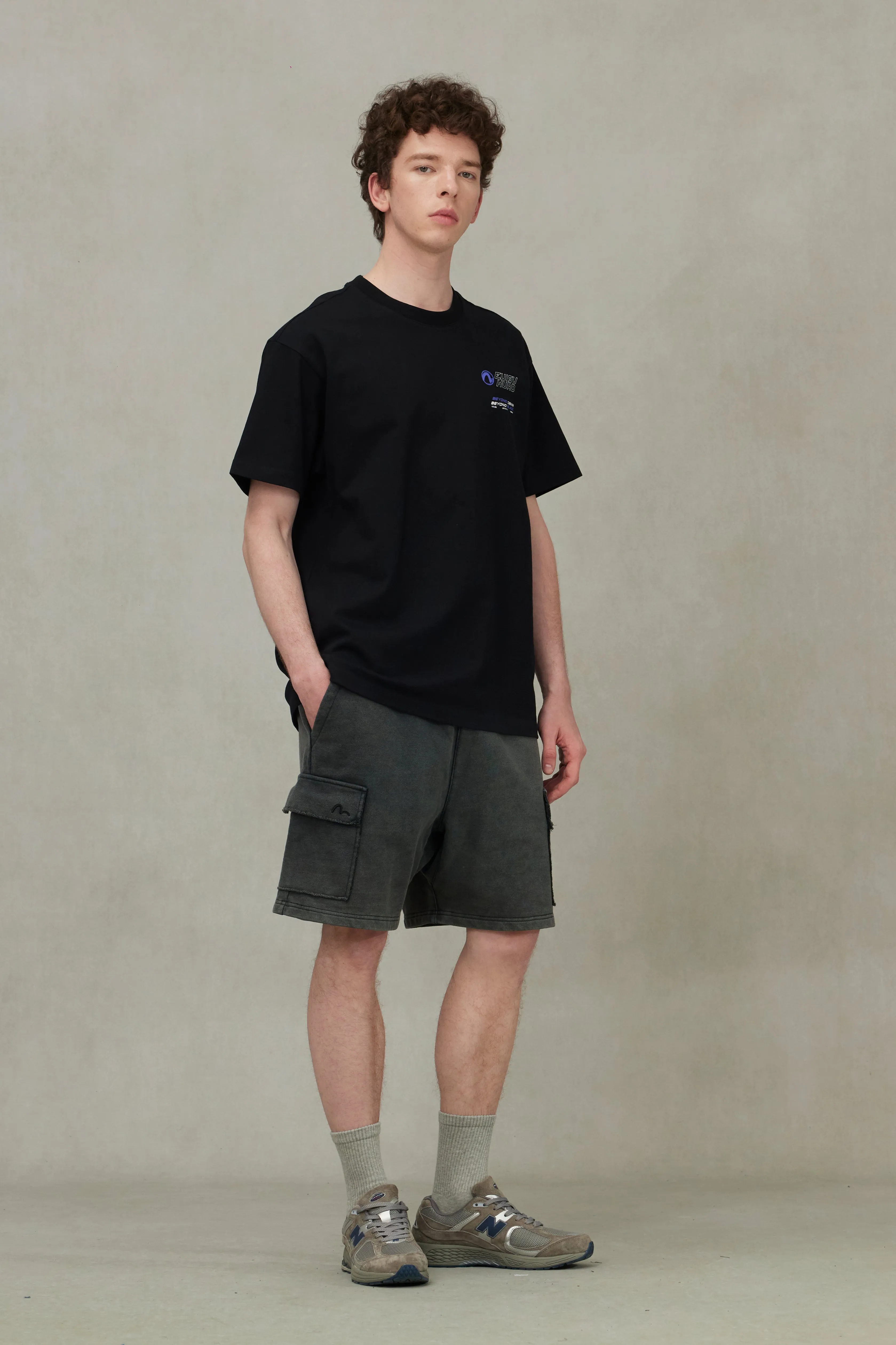 Deconstructed Paisley Print Regular Fit T-shirt sold by Evisu product image thumbnail 3