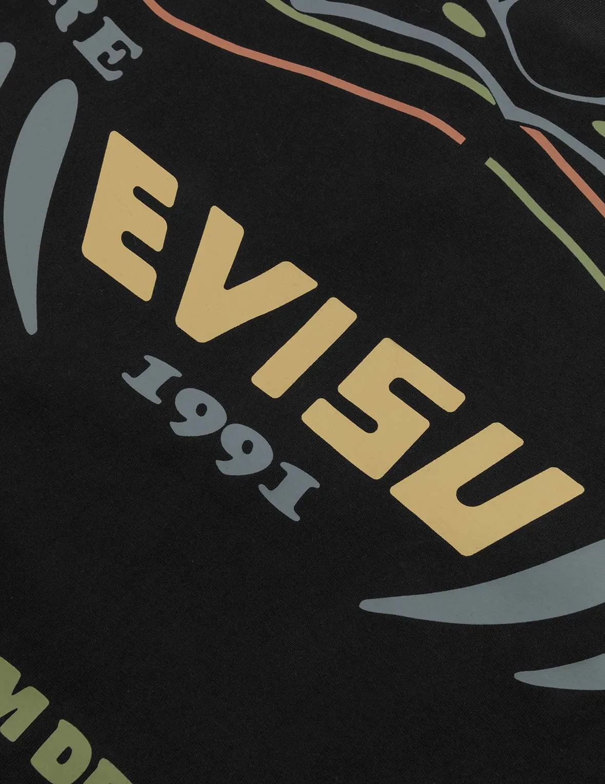 Daruma Print Loose Fit T-Shirt sold by Evisu product image thumbnail 5