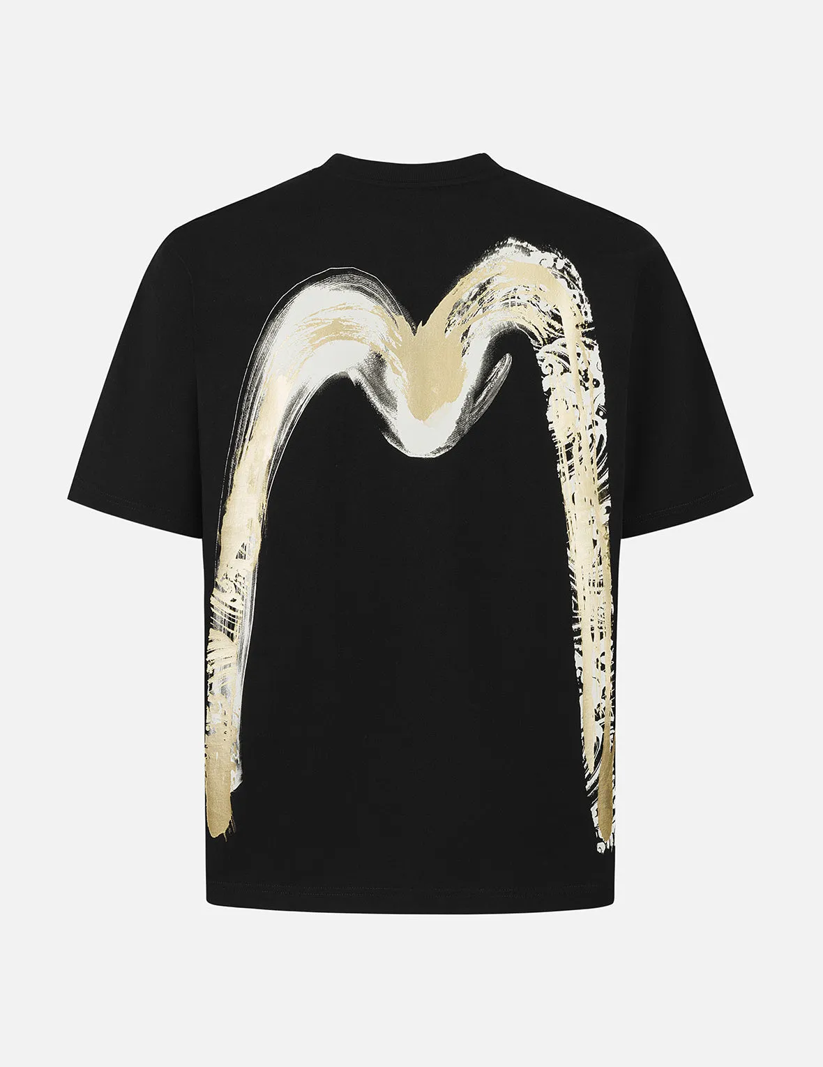 Artistic Brush Daicock Print Relax Fit T-Shirt sold by Evisu