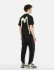 Artistic Brush Daicock Print Relax Fit T-Shirt sold by Evisu