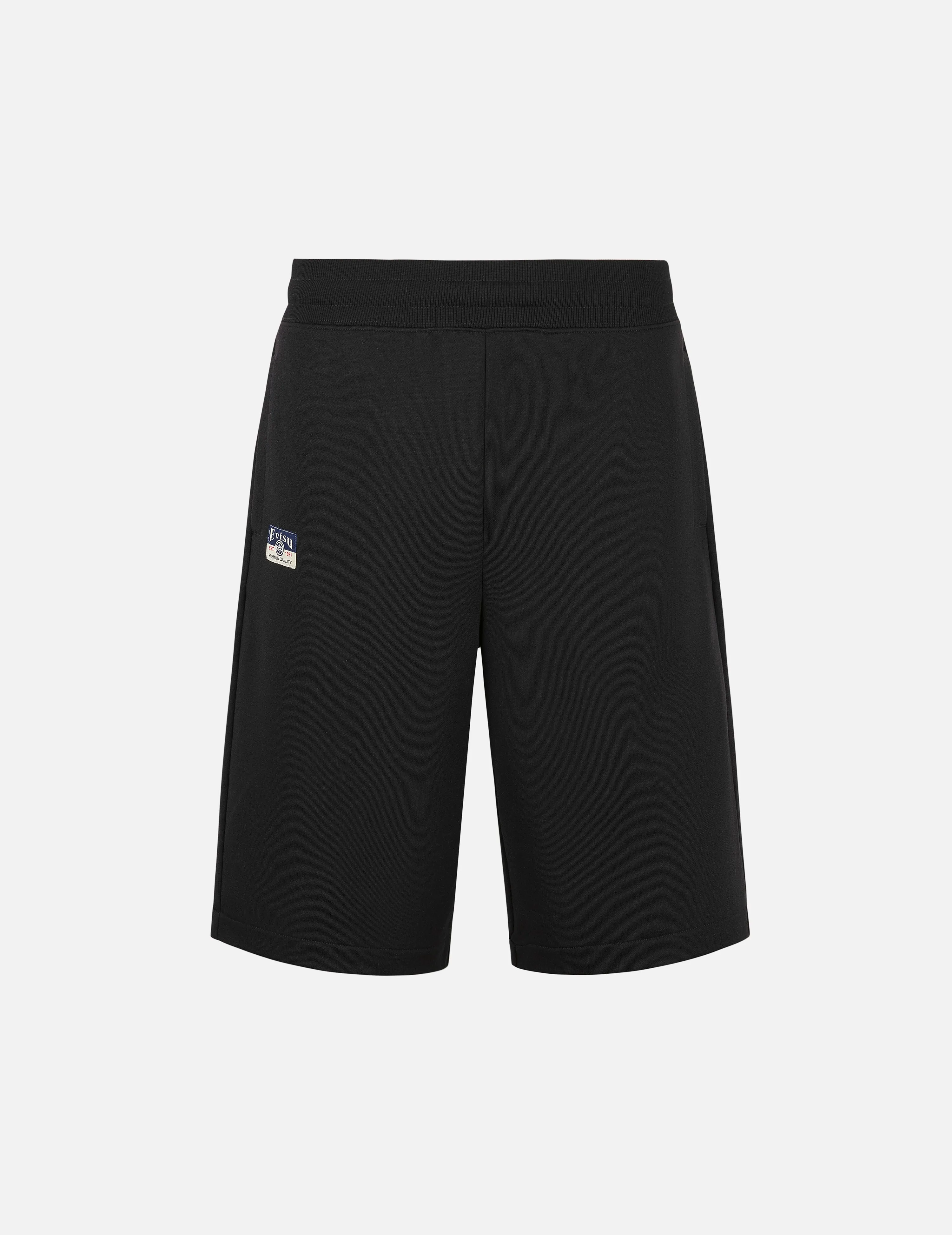 Artistic Brush Daicock Print Regular Fit Sweatshorts sold by Evisu product image thumbnail 2