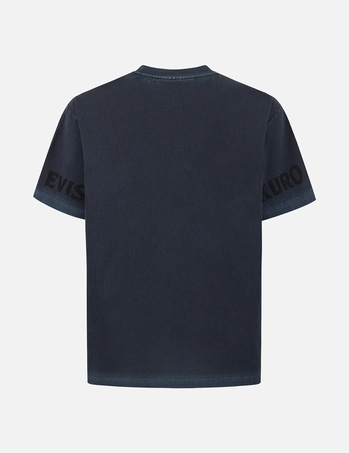 Seagull and Logo Print Washed Relax Fit T-Shirt sold by Evisu product image thumbnail 4