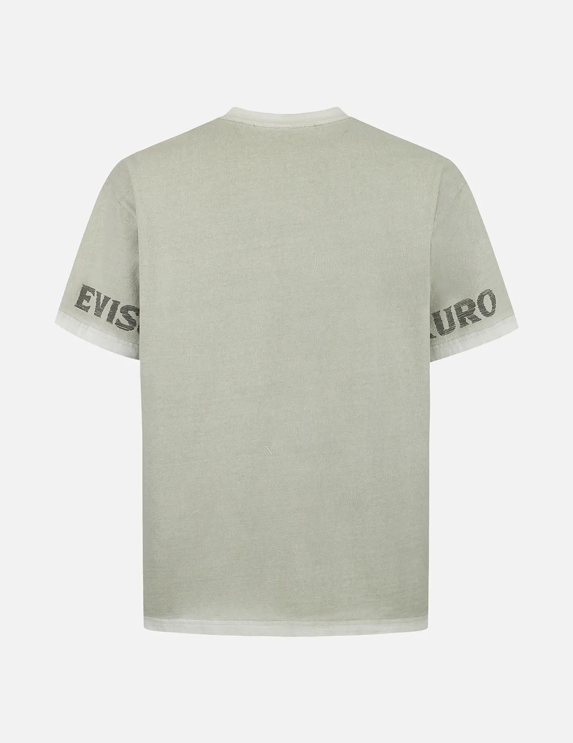 Seagull and Logo Print Washed Relax Fit T-Shirt sold by Evisu product image thumbnail 3