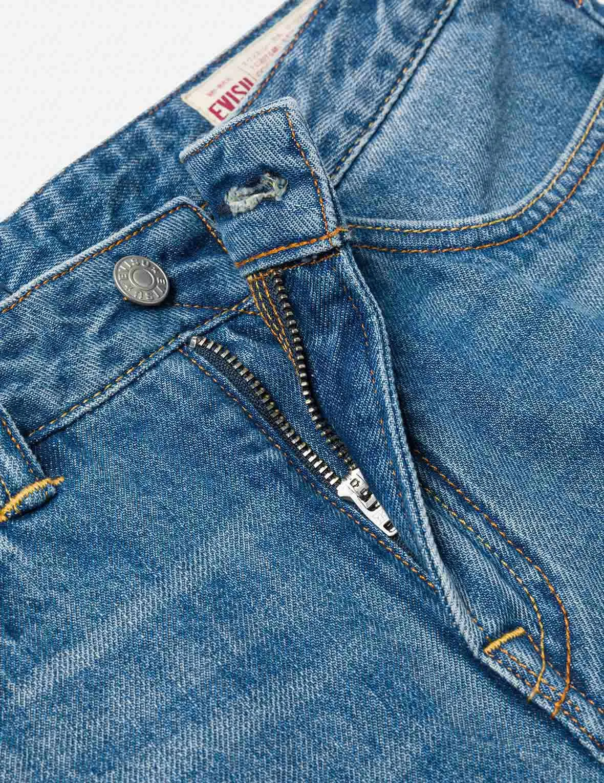 Washed Seagull Stud Straight Fit Jeans sold by Evisu product image thumbnail 5