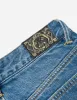 Washed Seagull Stud Straight Fit Jeans sold by Evisu
