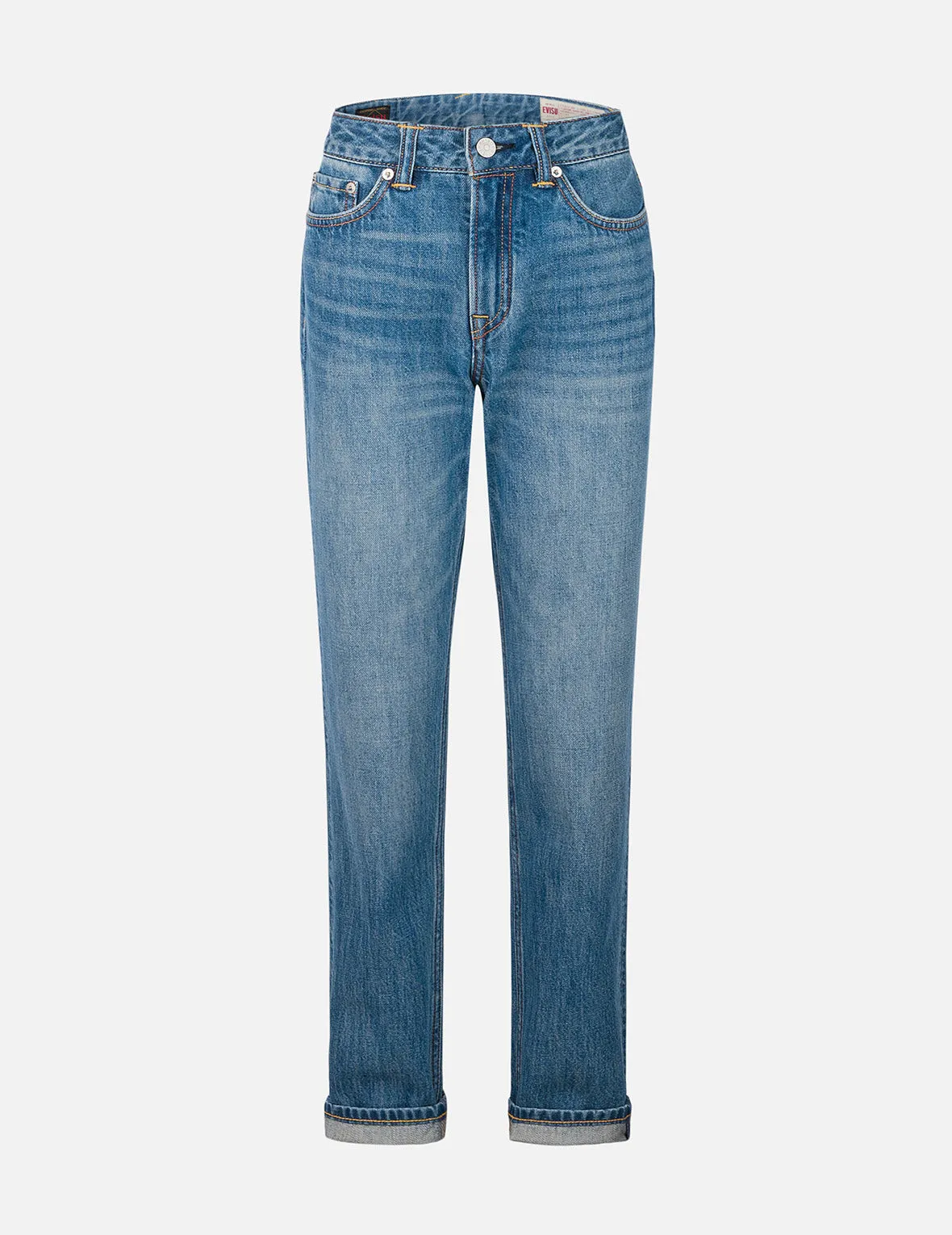 Washed Seagull Stud Straight Fit Jeans sold by Evisu product image thumbnail 2