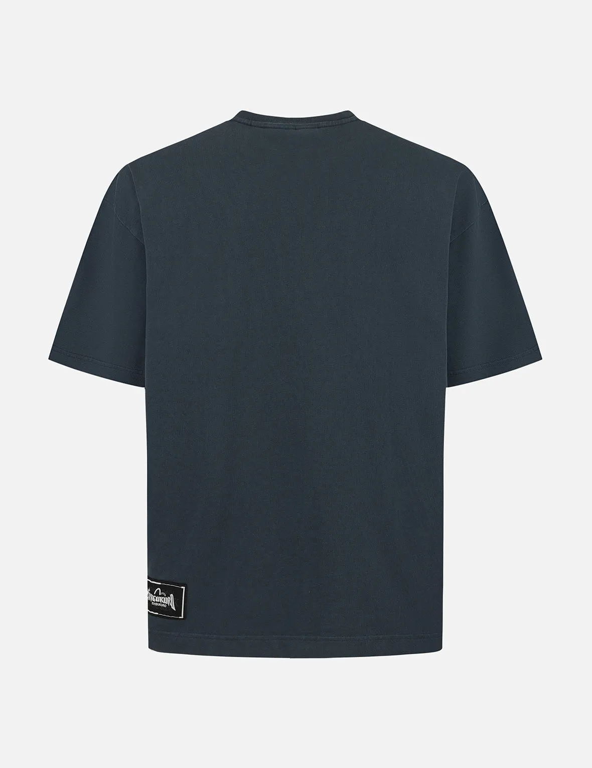 Seagull and Logo Embroidery Oversized Garment Dye T-Shirt sold by Evisu product image thumbnail 4