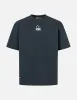 Seagull and Logo Embroidery Oversized Garment Dye T-Shirt sold by Evisu