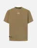 Seagull and Logo Embroidery Oversized Garment Dye T-Shirt sold by Evisu