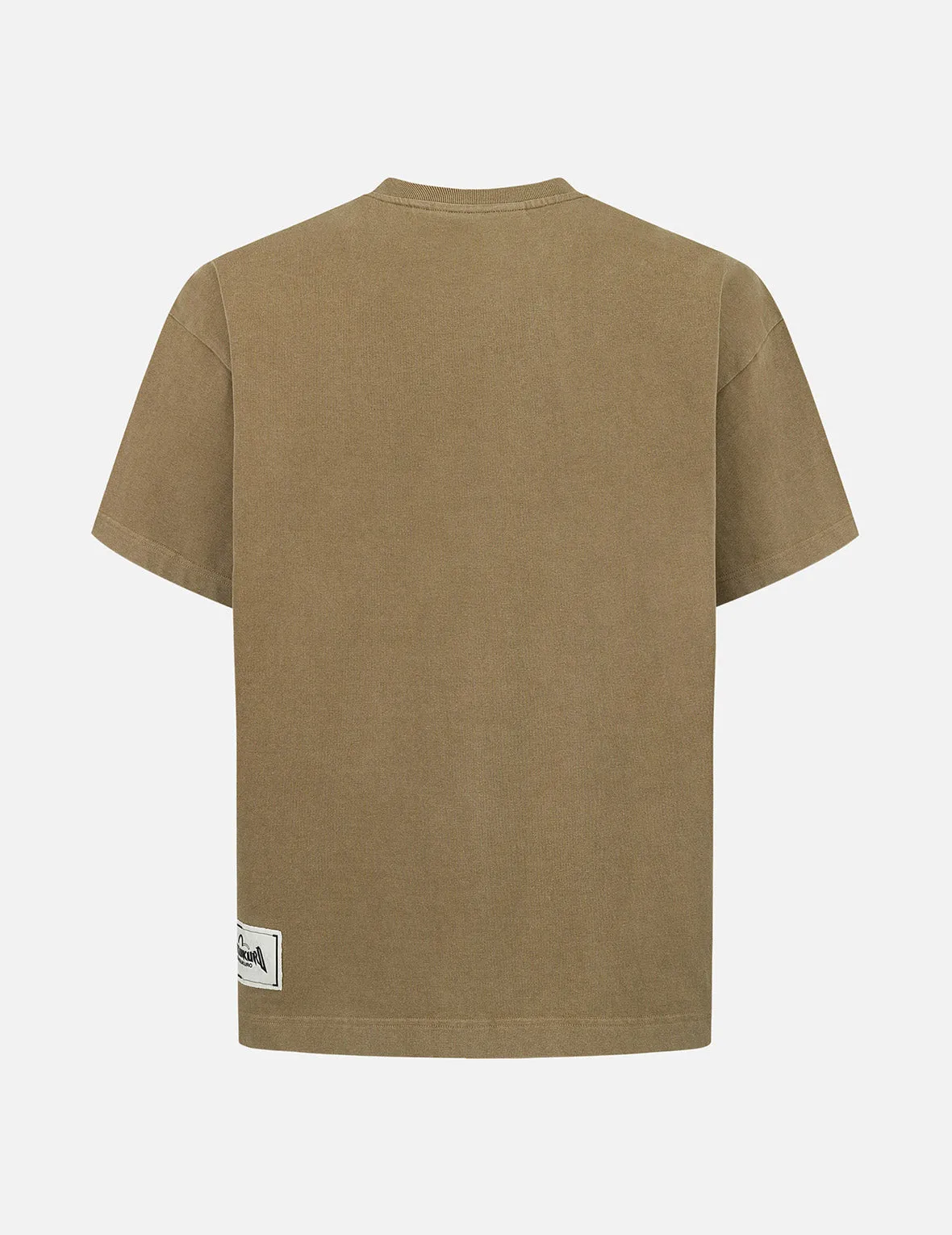 Seagull and Logo Embroidery Oversized Garment Dye T-Shirt sold by Evisu product image thumbnail 5