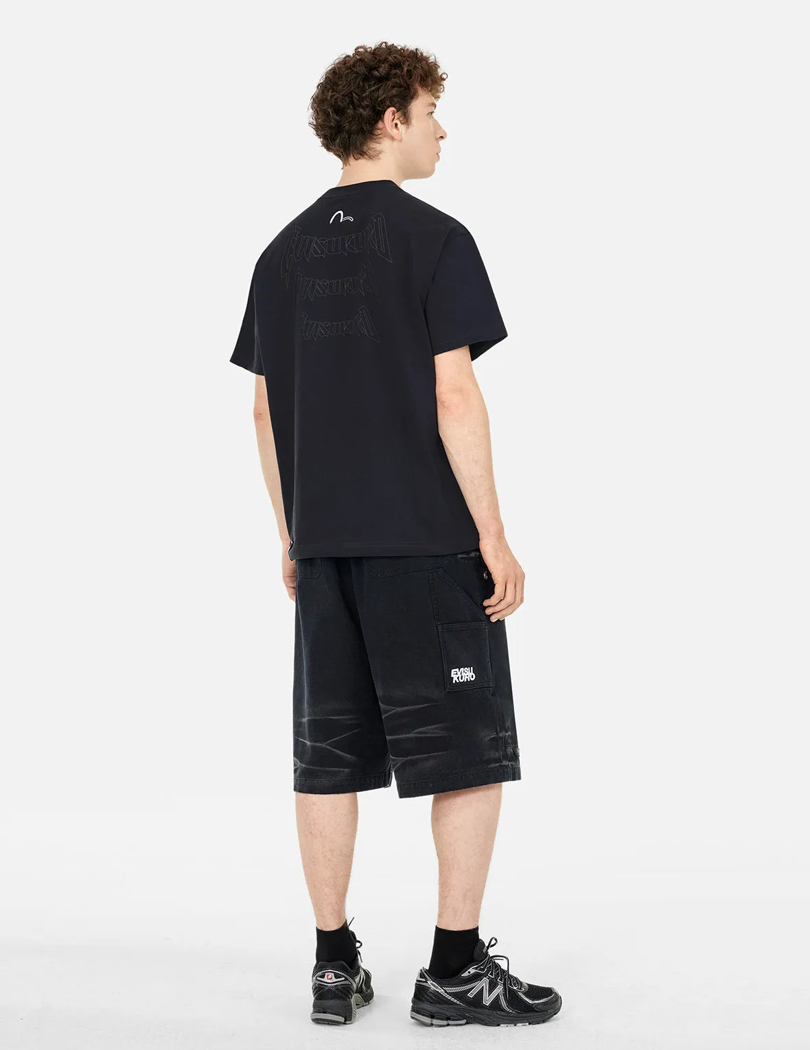 Panel design with Multi Labels Relax Fit T-Shirt sold by Evisu product image thumbnail 4
