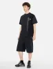 Panel design with Multi Labels Relax Fit T-Shirt sold by Evisu