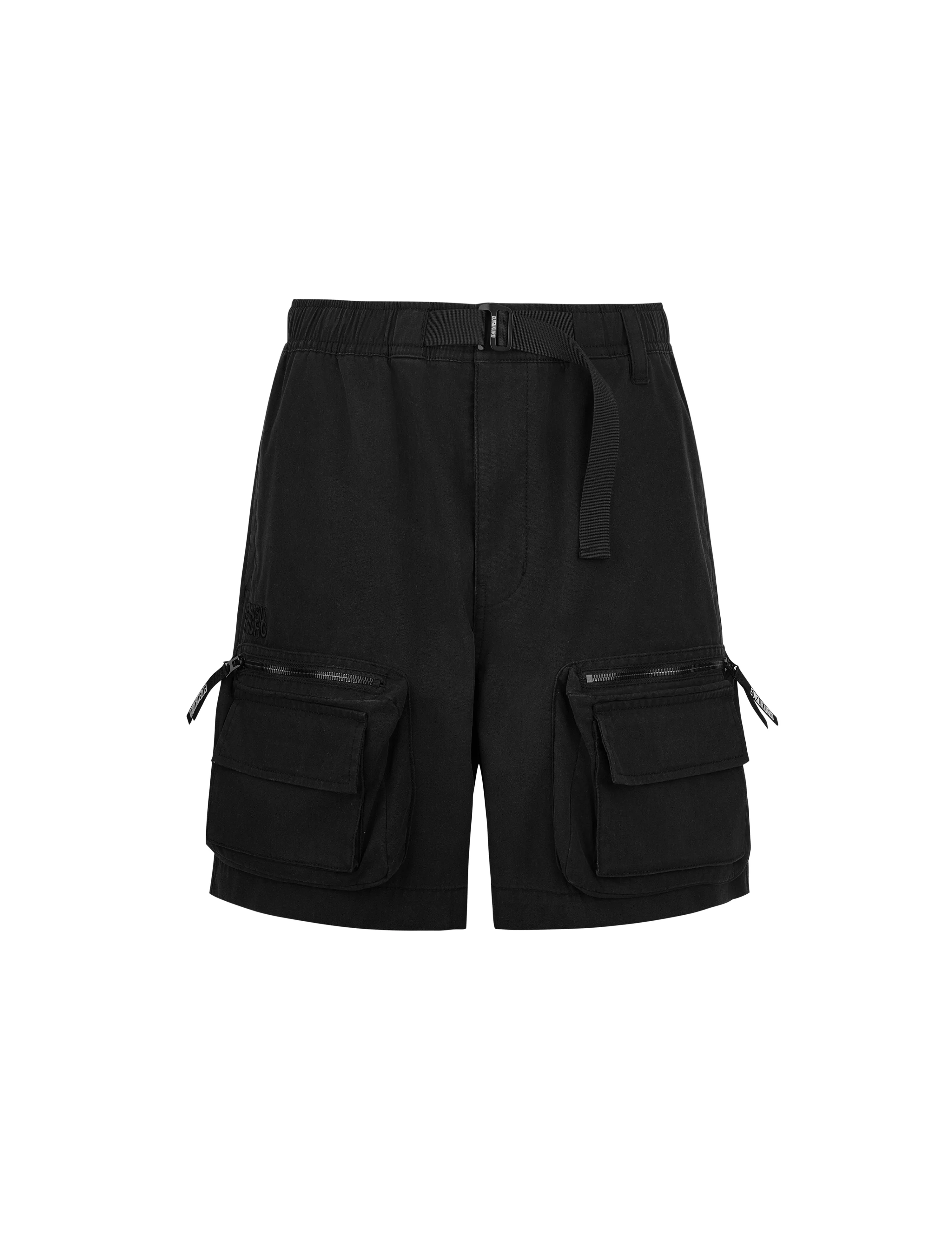 Multi-Pocket Relax Fit Cargo Shorts sold by Evisu