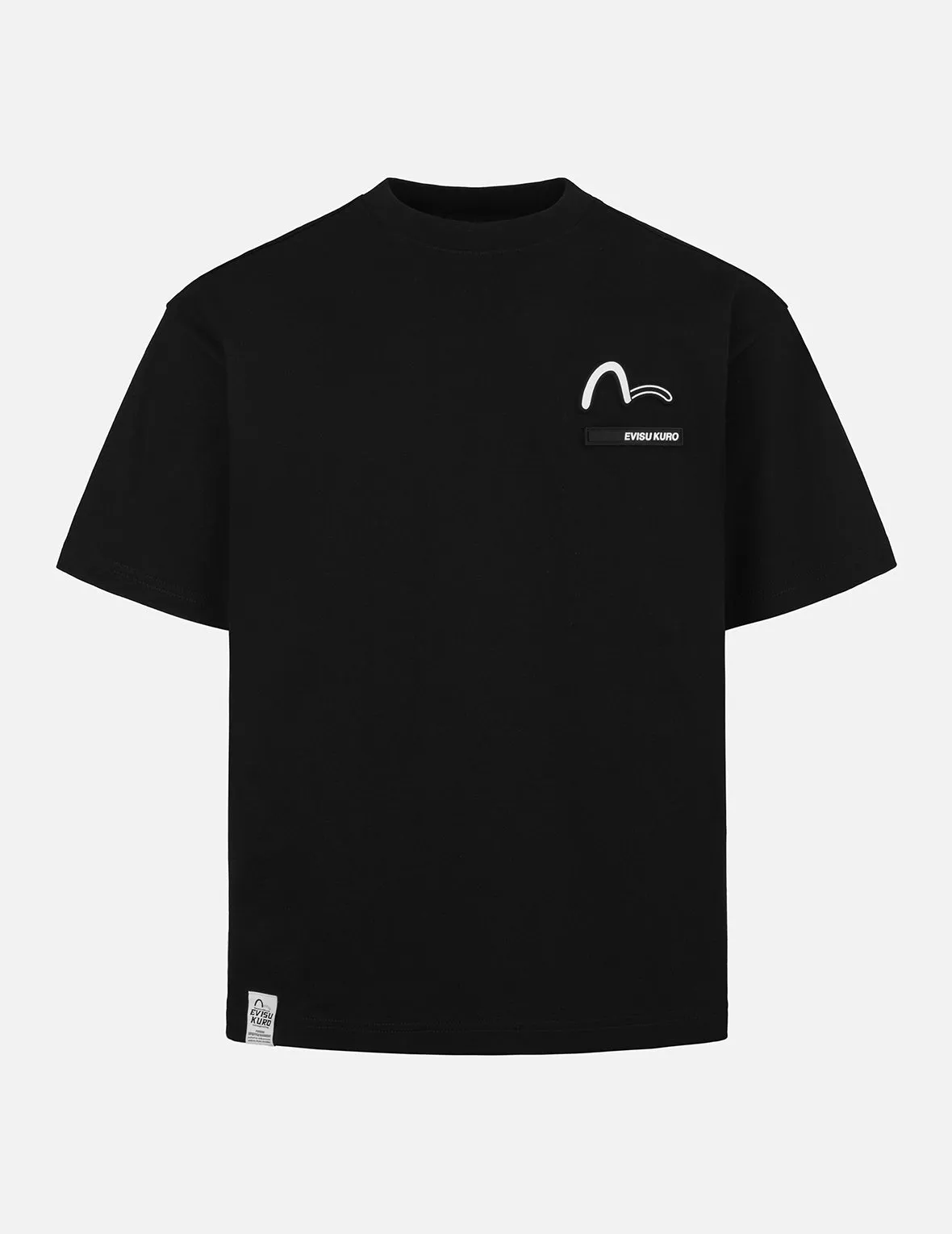 Metallic Logo and Slogan Print Regular Fit T-Shirt sold by Evisu product image thumbnail 2