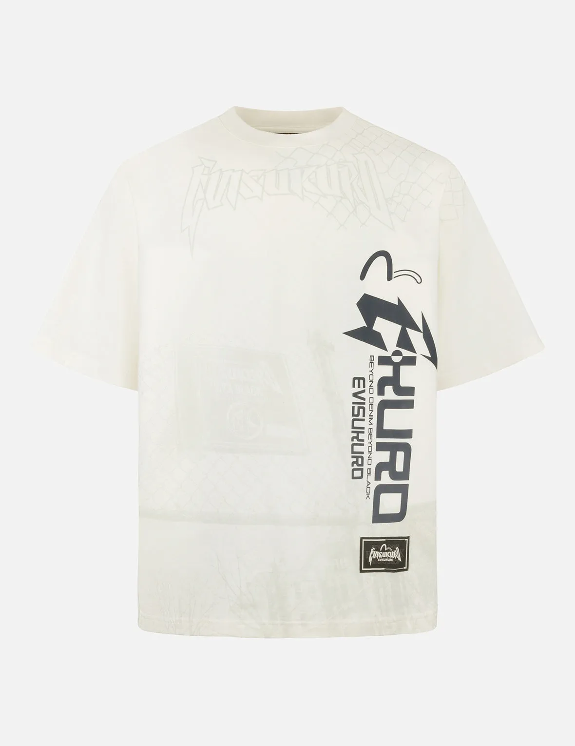 Logo and Seagull print Oversized T-Shirt sold by Evisu