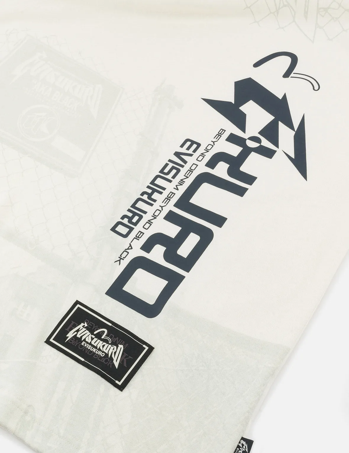 Logo and Seagull print Oversized T-Shirt sold by Evisu product image thumbnail 5