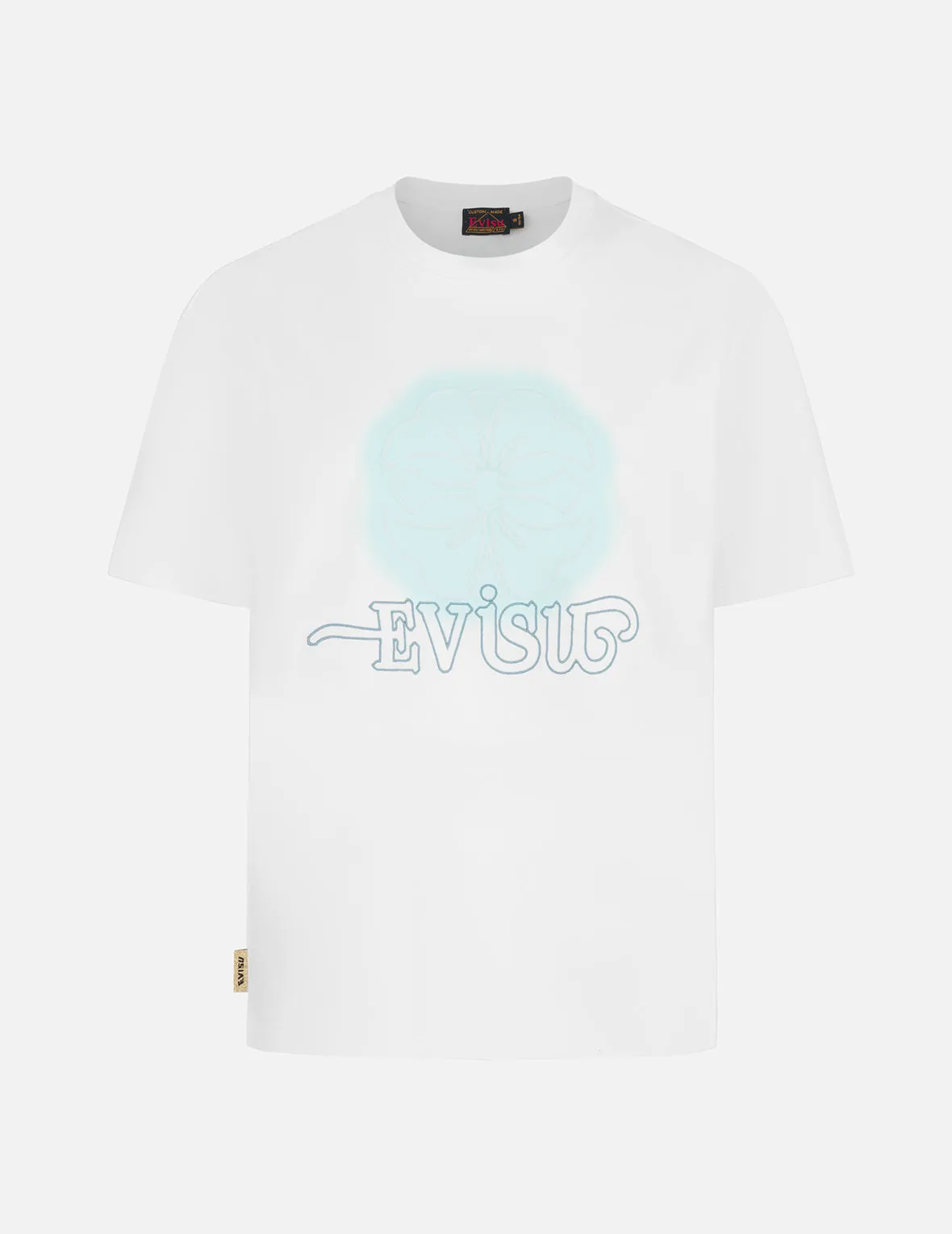 Kamon and Logo Embroidery Oversized T-shirt sold by Evisu