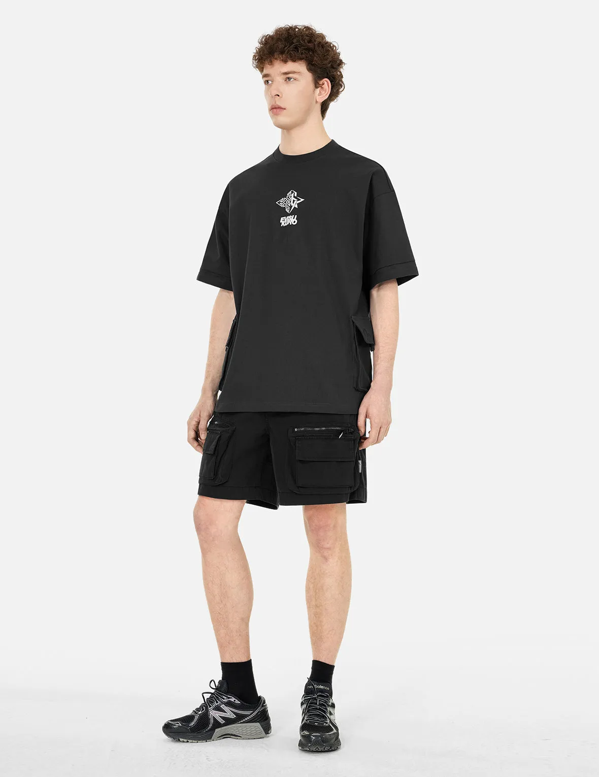 EVISUKURO Embroidery Oversized T-shirt sold by Evisu product image thumbnail 3