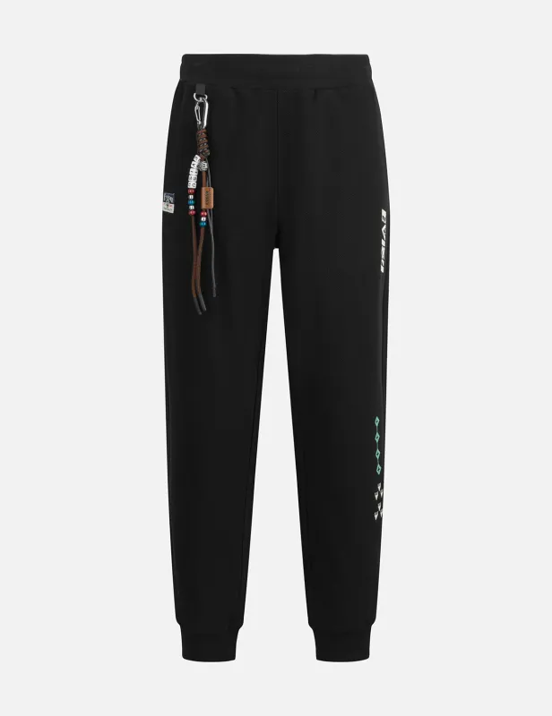 Totem Seagull Embroidery Straight Fit Sweatpants sold by Evisu