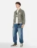 Seagull and Logo Print Loose Fit Denim Joggers sold by Evisu
