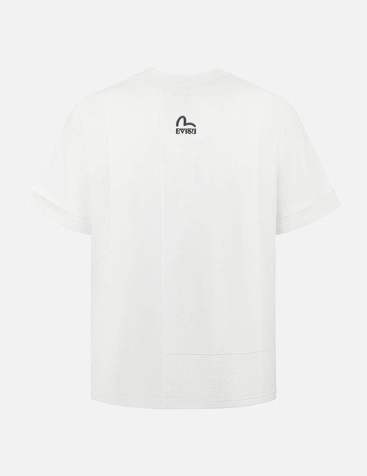 Multi-print and Fabric Blocking Relax Fit T-shirt sold by Evisu product image thumbnail 2