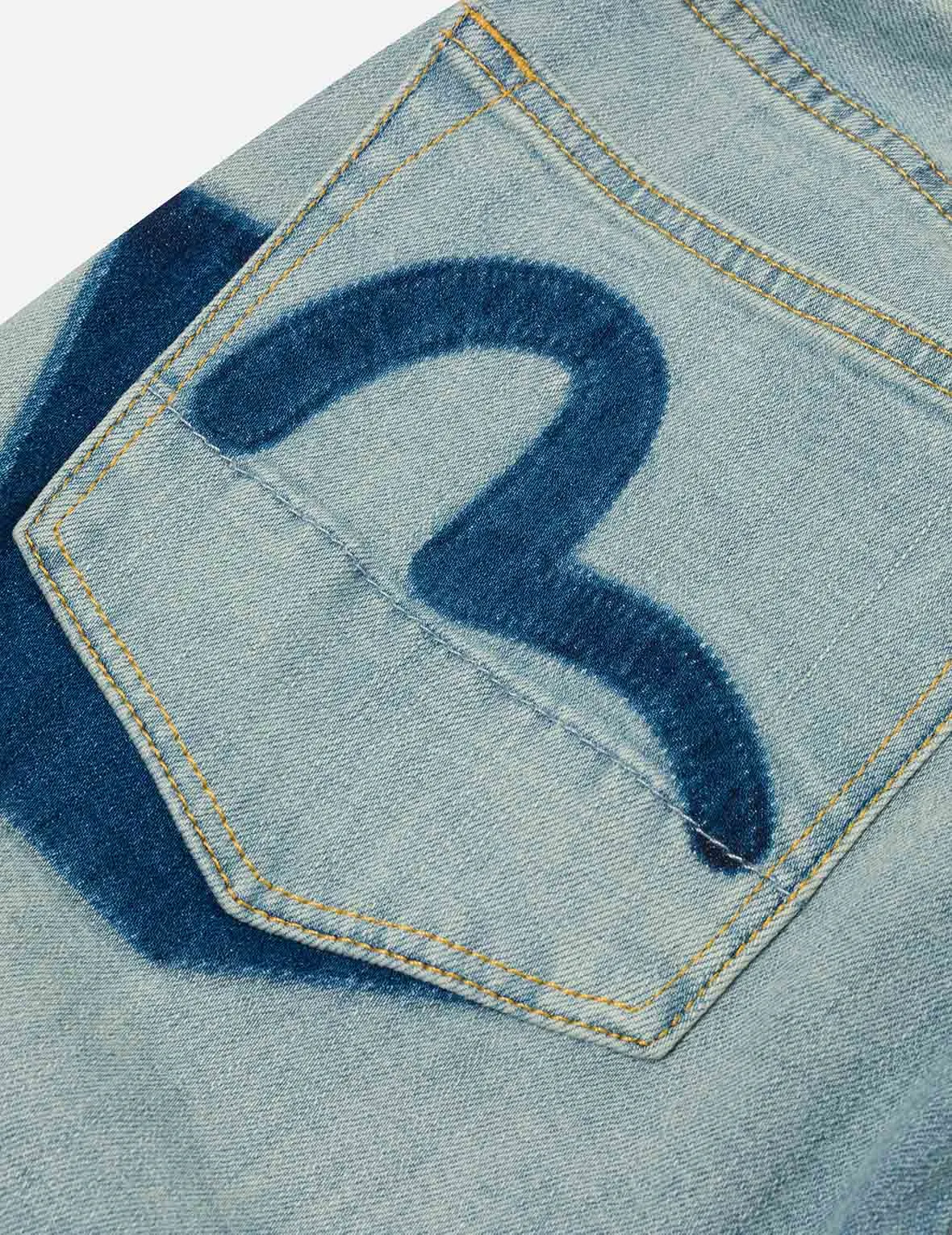 Multi-Pocket with Seagull Print 3D Fit Jeans sold by Evisu product image thumbnail 5