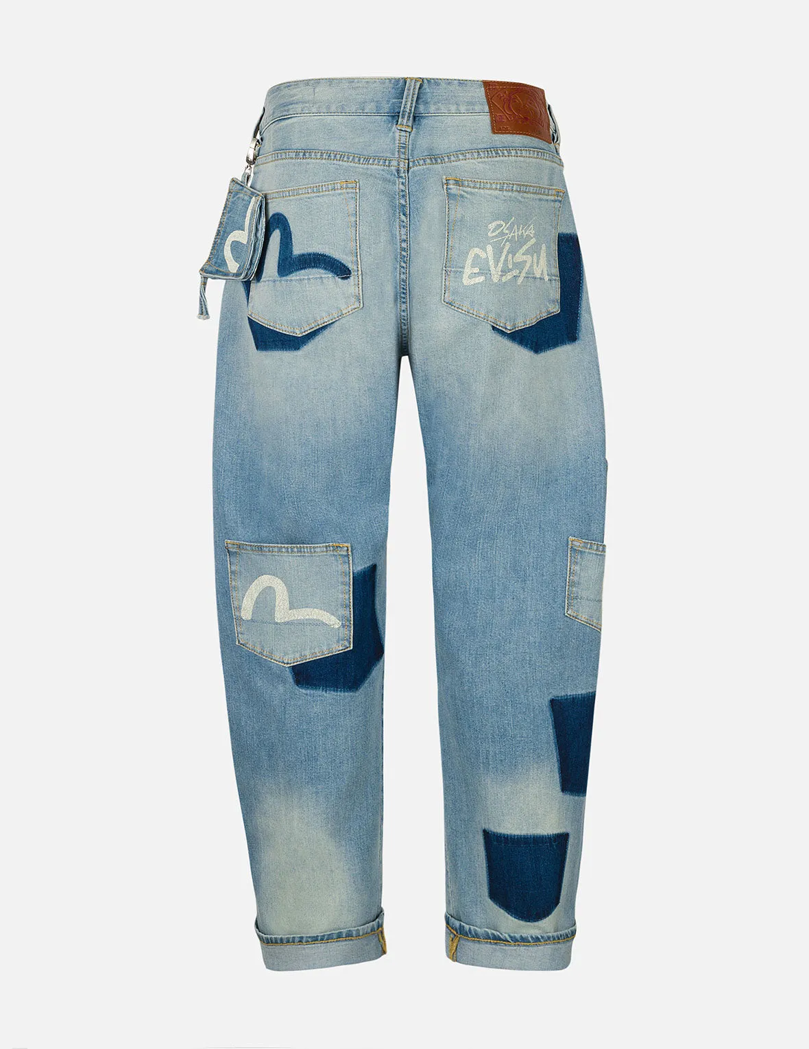 Multi-Pocket with Seagull Print 3D Fit Jeans sold by Evisu