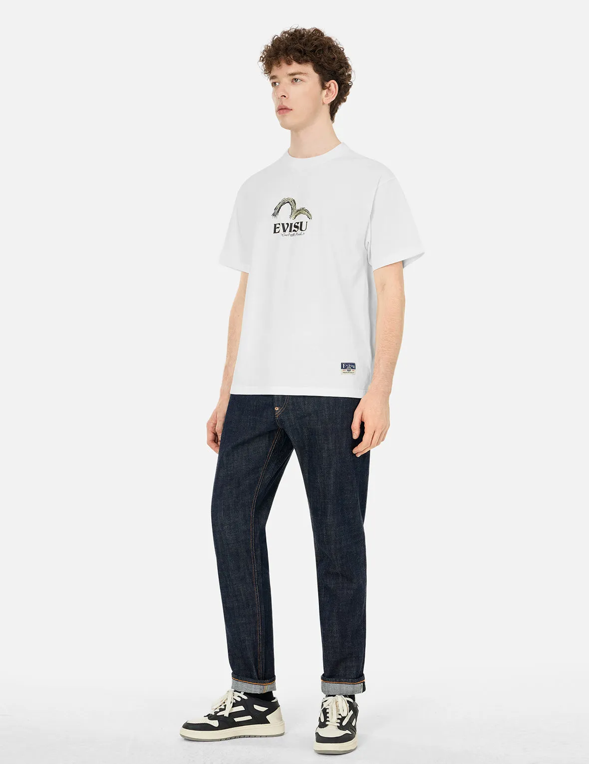 Hakutaku Daicock Print Relax Fit T-shirt sold by Evisu product image thumbnail 5