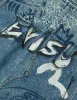 Graffiti Prints Regular Fit Denim Jacket sold by Evisu