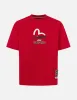 Daruma and Totem Print Relax Fit T-shirt sold by Evisu