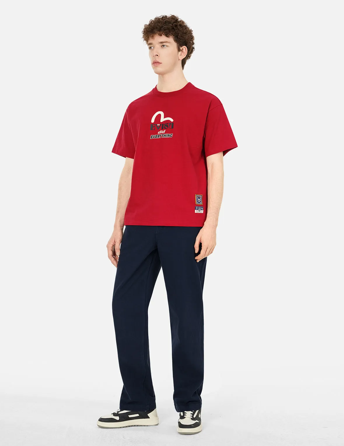 Daruma and Totem Print Relax Fit T-shirt sold by Evisu product image thumbnail 5