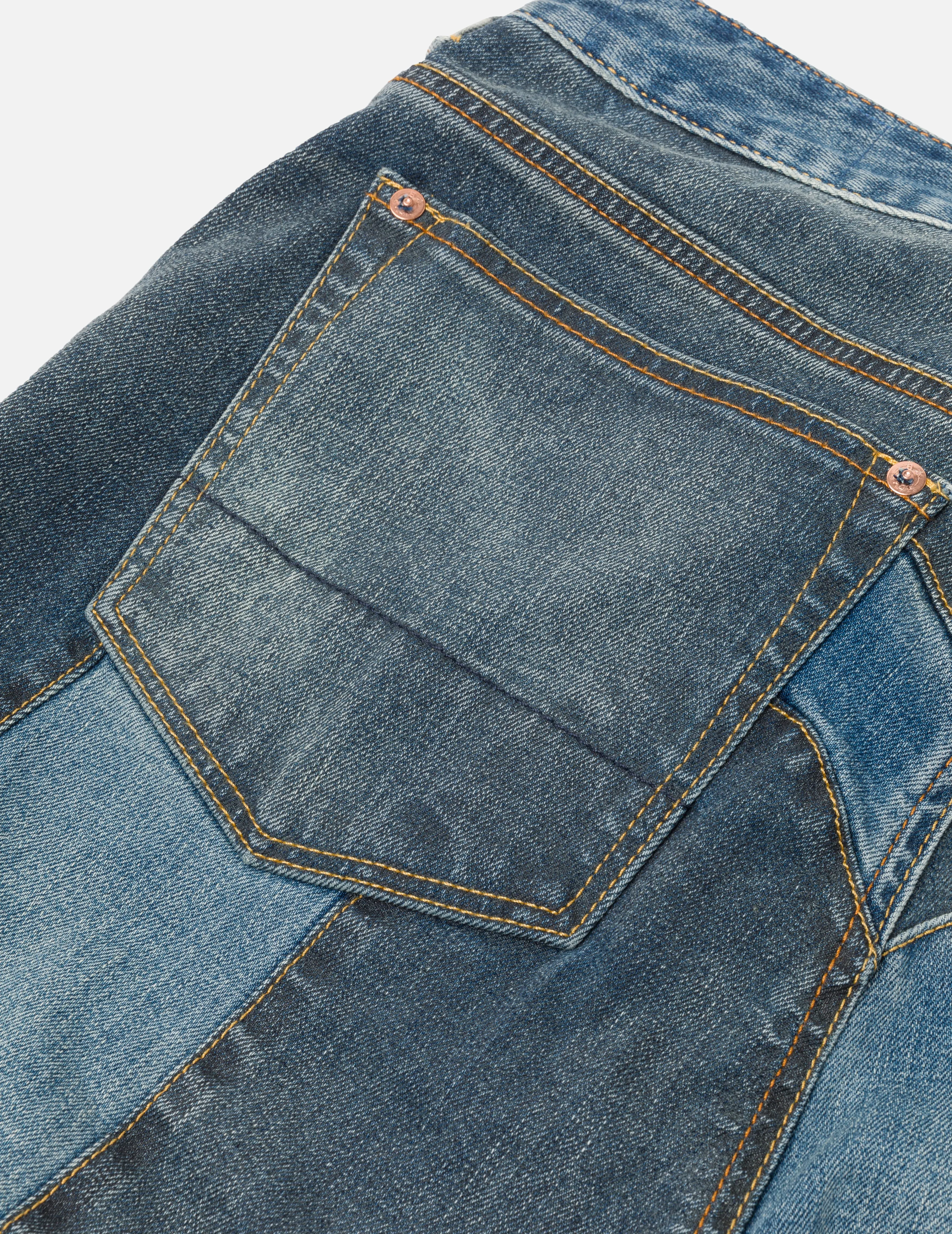 2-Tone Inserted Daicock Regular Fit Jeans #2000 sold by Evisu product image thumbnail 5