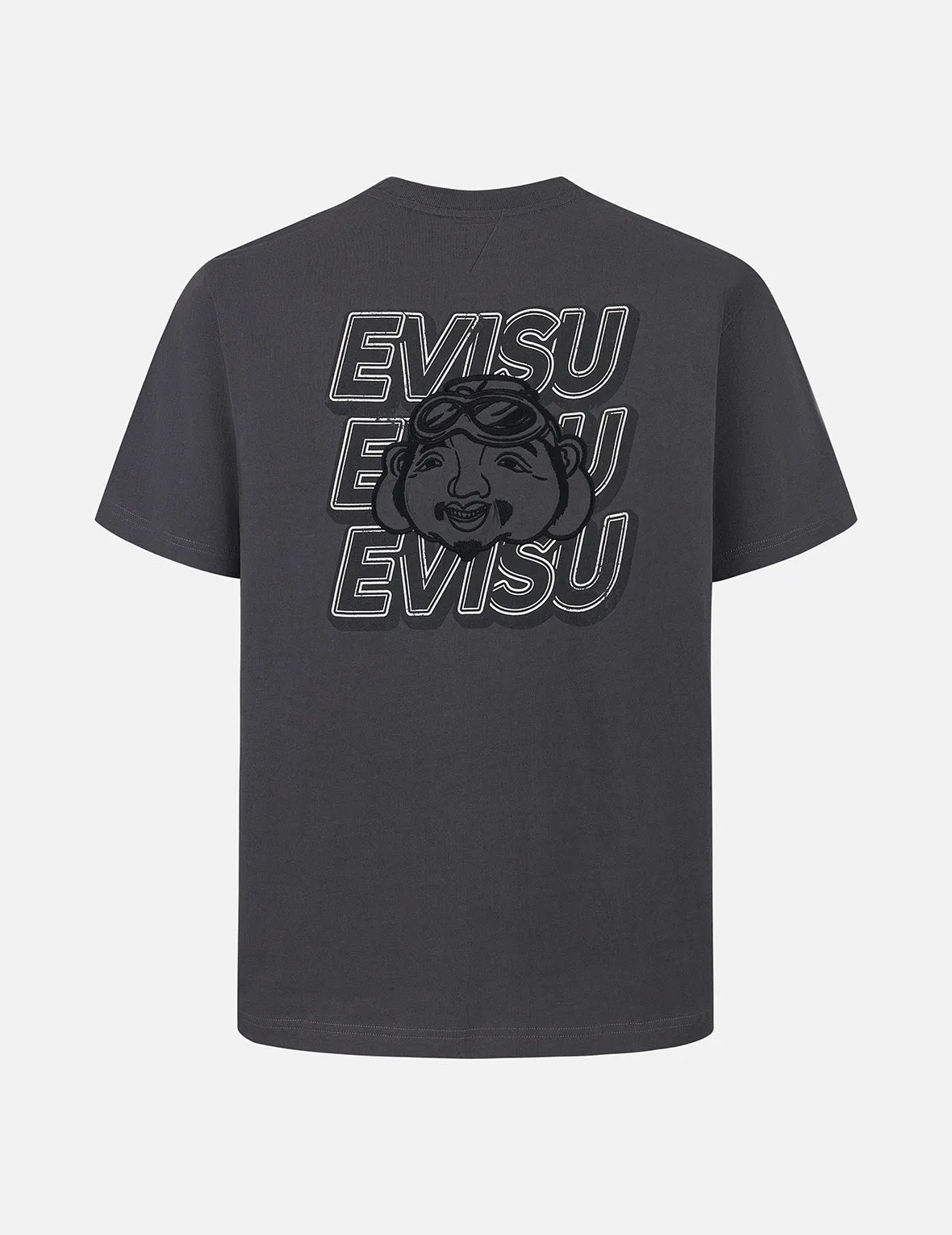Slogan Print with Godhead Appliqué Embroidery Regular Fit T-Shirt sold by Evisu product image thumbnail 2