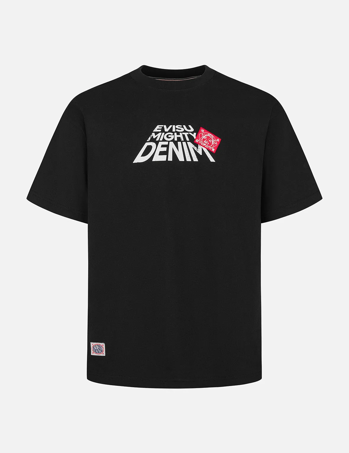 Seagull and Slogan Print Relax Fit T-shirt sold by Evisu product image thumbnail 4