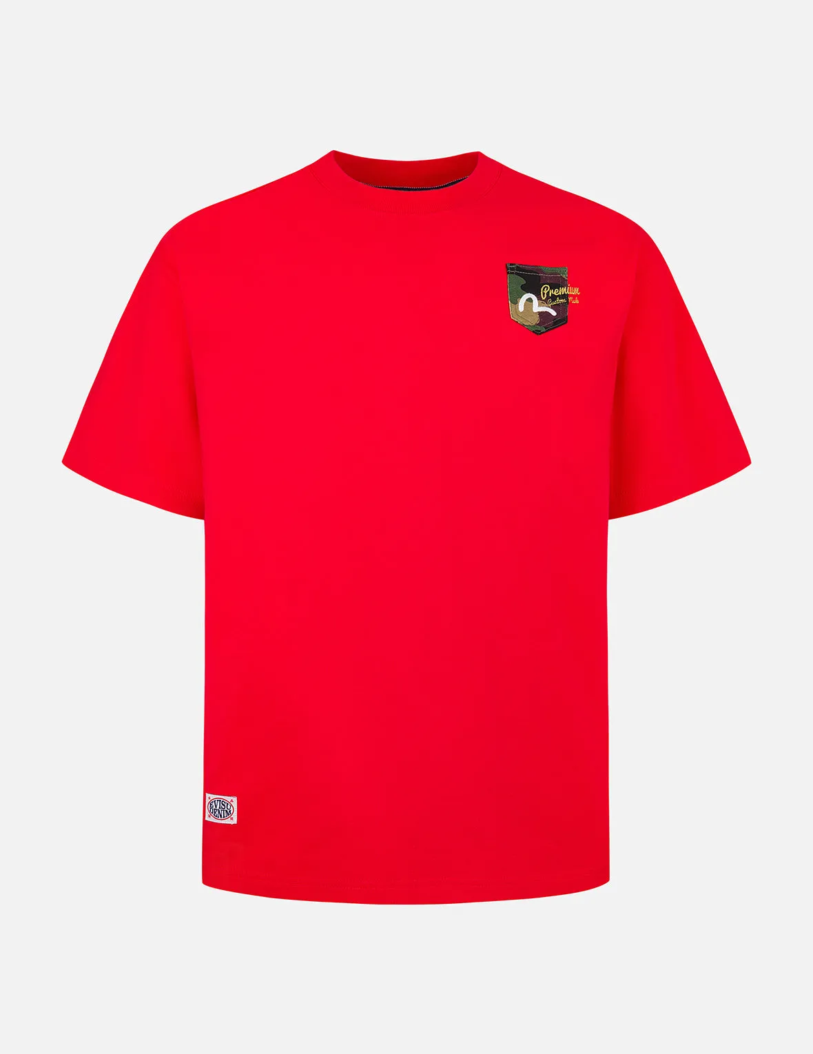 Multi-embroidery and Multi-pocket Relax Fit T-shirt sold by Evisu