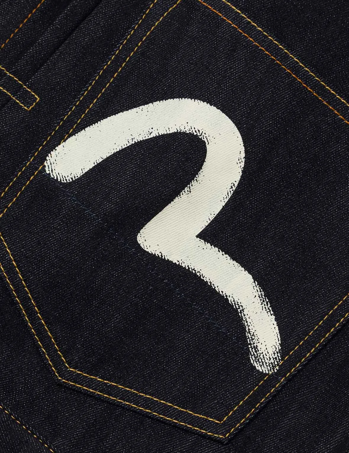 Ecru Seagull Print Relax Fit Denim Jacket sold by Evisu product image thumbnail 5