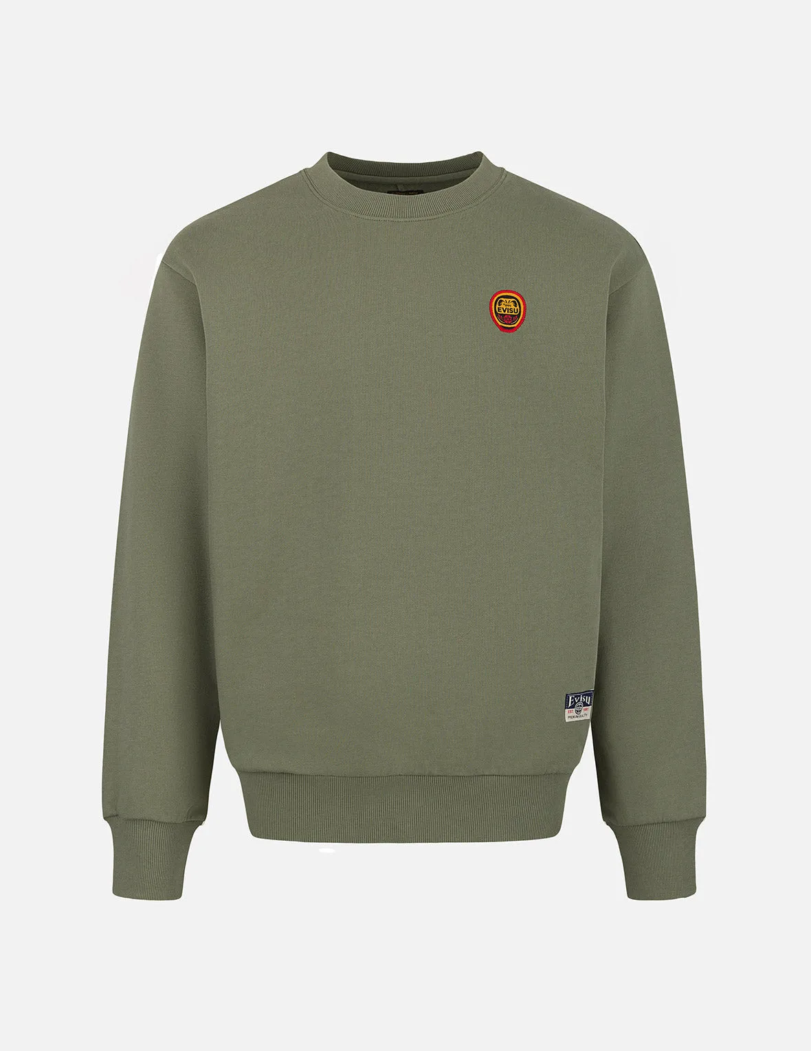 Daruma and Logo Embroidery Relax Fit Sweatshirt sold by Evisu product image thumbnail 2